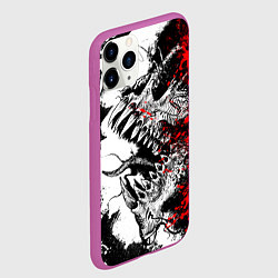 Чехол iPhone 11 Pro матовый Демон внутри меня, цвет: 3D-фиолетовый — фото 2