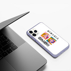 Чехол iPhone 11 Pro матовый Прекрасная воительница сейлор мун, цвет: 3D-светло-сиреневый — фото 2
