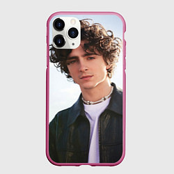 Чехол iPhone 11 Pro матовый Timothe for Variety, цвет: 3D-малиновый
