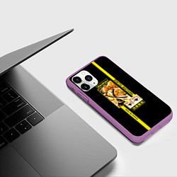 Чехол iPhone 11 Pro матовый Зеницу Агацуме - Клинок, рассекающий демонов, цвет: 3D-фиолетовый — фото 2