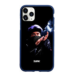 Чехол iPhone 11 Pro матовый Тэхен БТС Taehyung BTS, цвет: 3D-тёмно-синий