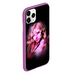 Чехол iPhone 11 Pro матовый Sana Twice, цвет: 3D-фиолетовый — фото 2