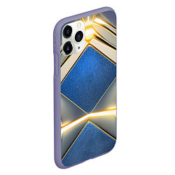 Чехол iPhone 11 Pro матовый Киберкостюм с подсветкой, цвет: 3D-серый — фото 2