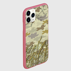 Чехол iPhone 11 Pro матовый Камуфляж охотника, цвет: 3D-малиновый — фото 2