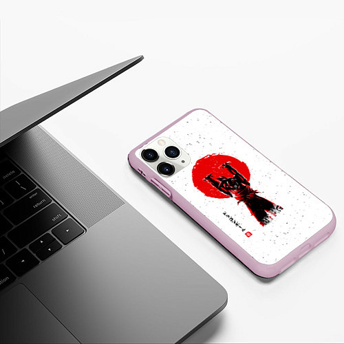 Чехол iPhone 11 Pro матовый Dragon Ball Сон Гоку / 3D-Розовый – фото 3
