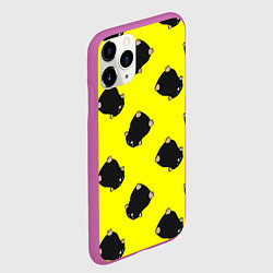 Чехол iPhone 11 Pro матовый Кротовуха, цвет: 3D-фиолетовый — фото 2