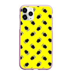 Чехол iPhone 11 Pro матовый Кротовуха, цвет: 3D-розовый