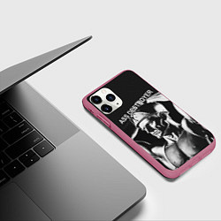 Чехол iPhone 11 Pro матовый Уничтожитель, цвет: 3D-малиновый — фото 2