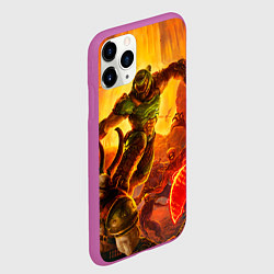 Чехол iPhone 11 Pro матовый Палач Рока, цвет: 3D-фиолетовый — фото 2