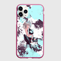Чехол iPhone 11 Pro матовый Милая Надзуна Нанакуса арт, цвет: 3D-малиновый