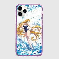 Чехол iPhone 11 Pro матовый Ushio Kofune - Summertime Render, цвет: 3D-фиолетовый