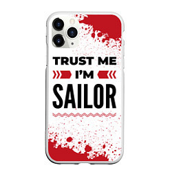 Чехол iPhone 11 Pro матовый Trust me Im sailor white