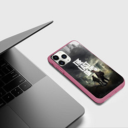 Чехол iPhone 11 Pro матовый TV series The last of us, цвет: 3D-малиновый — фото 2