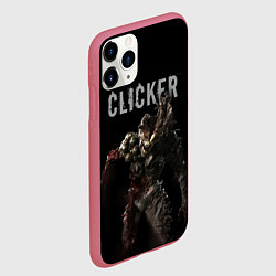 Чехол iPhone 11 Pro матовый Clicker, цвет: 3D-малиновый — фото 2