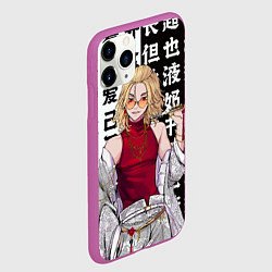 Чехол iPhone 11 Pro матовый Майки на стиле - токийские мстители, цвет: 3D-фиолетовый — фото 2