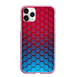Чехол iPhone 11 Pro матовый Битва градиентов брони