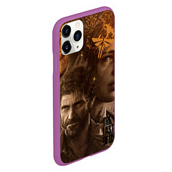 Чехол iPhone 11 Pro матовый Джоэл и Элли - The Last of Us, цвет: 3D-фиолетовый — фото 2