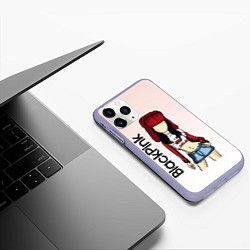 Чехол iPhone 11 Pro матовый Дженни из клипа, цвет: 3D-светло-сиреневый — фото 2