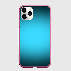 Чехол iPhone 11 Pro матовый Небесный градиент, цвет: 3D-малиновый