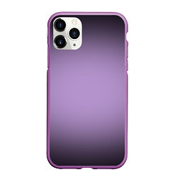 Чехол iPhone 11 Pro матовый Сиреневый градиент, цвет: 3D-фиолетовый