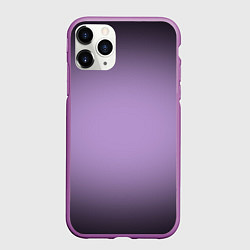 Чехол iPhone 11 Pro матовый Сиреневый градиент, цвет: 3D-фиолетовый