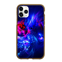 Чехол iPhone 11 Pro матовый Столкновение воды и огня, цвет: 3D-коричневый