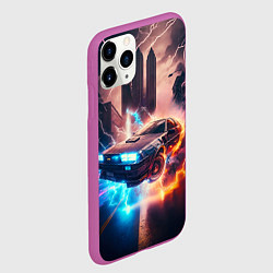 Чехол iPhone 11 Pro матовый Хочу Back to The Home, цвет: 3D-фиолетовый — фото 2