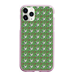 Чехол iPhone 11 Pro матовый Коты повидавшие дерьма, цвет: 3D-розовый