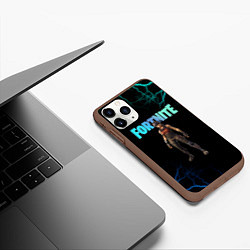 Чехол iPhone 11 Pro матовый Renegade Raider Fortnite, цвет: 3D-коричневый — фото 2