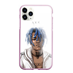 Чехол iPhone 11 Pro матовый XXXTentacion - art, цвет: 3D-розовый