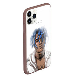 Чехол iPhone 11 Pro матовый XXXTentacion - art, цвет: 3D-коричневый — фото 2