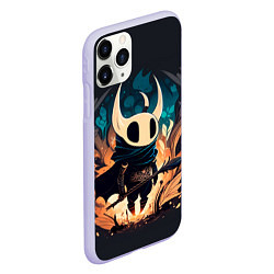 Чехол iPhone 11 Pro матовый Hollow Knight c посохом, цвет: 3D-светло-сиреневый — фото 2