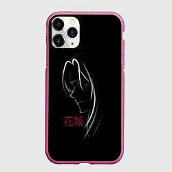 Чехол iPhone 11 Pro матовый Хуа Чен: дунхуа Благословление небожителей, цвет: 3D-малиновый