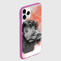 Чехол iPhone 11 Pro матовый Чимин и его тень, цвет: 3D-фиолетовый — фото 2