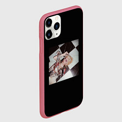 Чехол iPhone 11 Pro матовый Anikv - broken season, цвет: 3D-малиновый — фото 2