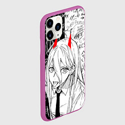 Чехол iPhone 11 Pro матовый Это же Пауэр, цвет: 3D-фиолетовый — фото 2