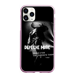 Чехол iPhone 11 Pro матовый Depeche Mode - Music for the Masses tour, цвет: 3D-розовый