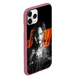 Чехол iPhone 11 Pro матовый John Wick Chapter 4, цвет: 3D-малиновый — фото 2