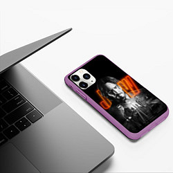 Чехол iPhone 11 Pro матовый John Wick Chapter 4, цвет: 3D-фиолетовый — фото 2