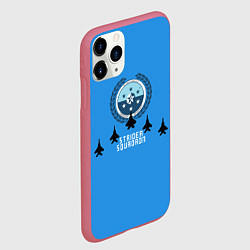 Чехол iPhone 11 Pro матовый Strider squadron, цвет: 3D-малиновый — фото 2