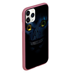 Чехол iPhone 11 Pro матовый Рюк - God of Death, цвет: 3D-малиновый — фото 2