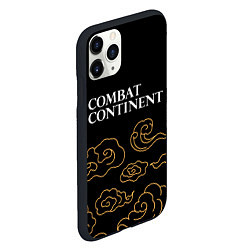 Чехол iPhone 11 Pro матовый Combat Continent anime clouds, цвет: 3D-черный — фото 2