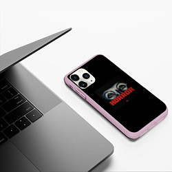 Чехол iPhone 11 Pro матовый Hella hilz, Jeembo, Tveth, Bato - Horror, цвет: 3D-розовый — фото 2