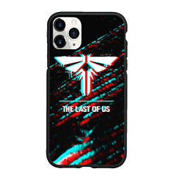 Чехол iPhone 11 Pro матовый The Last Of Us в стиле glitch и баги графики на те, цвет: 3D-черный