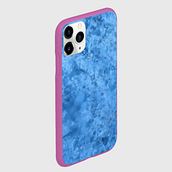 Чехол iPhone 11 Pro матовый Синий камень, цвет: 3D-фиолетовый — фото 2