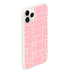Чехол iPhone 11 Pro матовый Цвет хрустальная роза, цвет: 3D-белый — фото 2