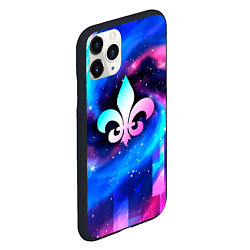 Чехол iPhone 11 Pro матовый Saints Row неоновый космос, цвет: 3D-черный — фото 2