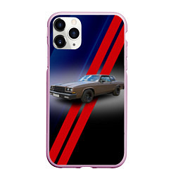 Чехол iPhone 11 Pro матовый Американский автомобиль 1980 года Buick LeSabre, цвет: 3D-розовый