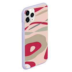 Чехол iPhone 11 Pro матовый Magenta, цвет: 3D-светло-сиреневый — фото 2