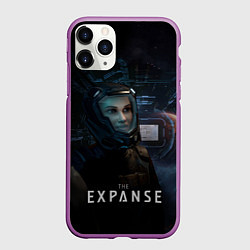 Чехол iPhone 11 Pro матовый The expanse - Camina, цвет: 3D-фиолетовый
